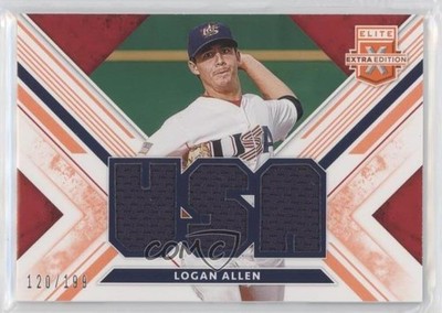 2019 Elite Extra Edition USA National Team Materials Orange /199 Logan Allen s3g