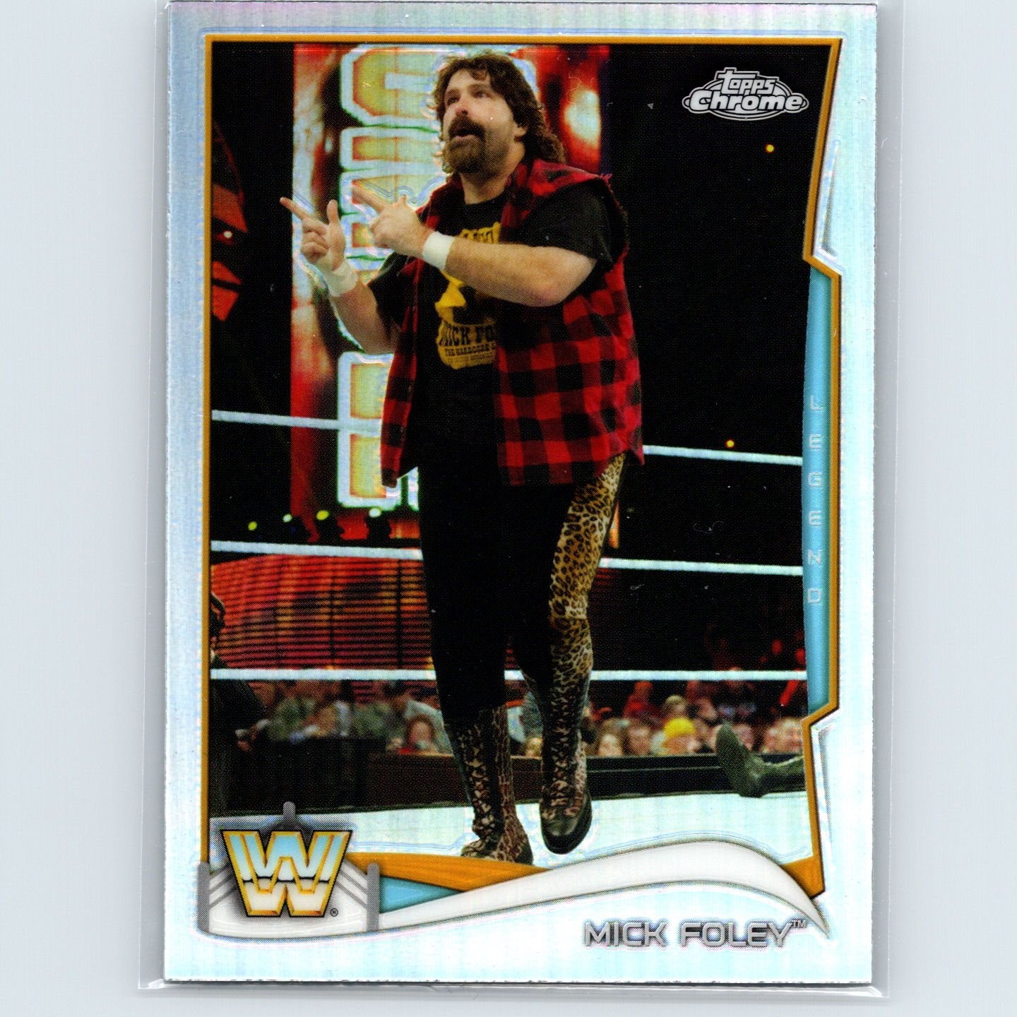 2014 Topps Chrome WWE - Mick Foley #106 - Refractor