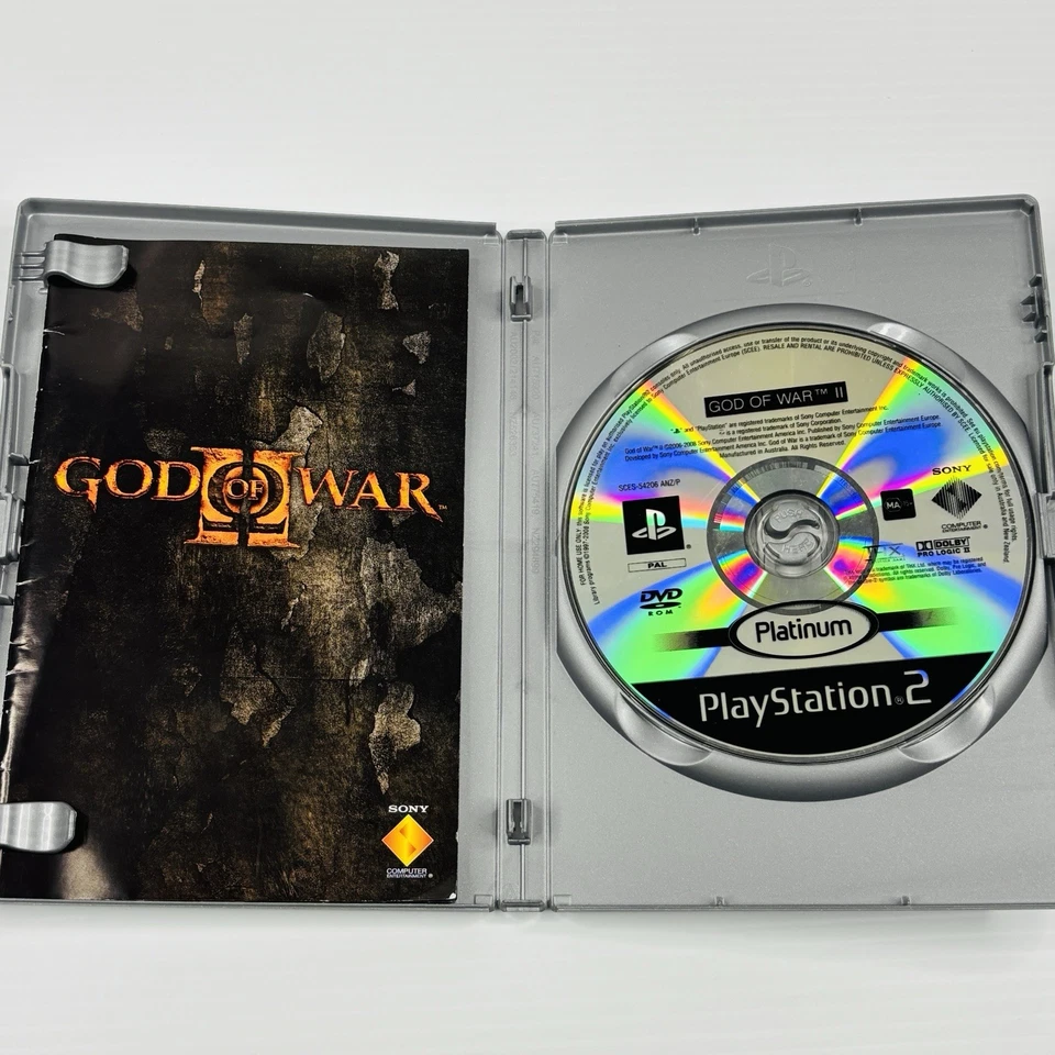 God Of War II 2 PS2 PlayStation 2 PAL Complete With Manual Tracked Postage - Image 4 of 4