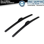 Windshield Wiper Blades 15 & 15 Inch Silicone Coated & Water Repellent Wipers