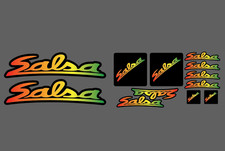 Salsa Rasta Vinyl Custom Decals Stickers Bike Frame Kit Replacement Protective