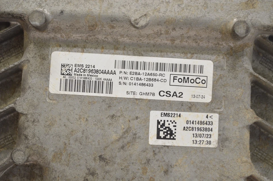 Unidad de módulo de control del motor Ford Fiesta 2014 2015 1,6 L E2BA-12A650-RC Ecm B76 019 Foto 4 de 4