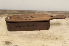 Vintage PennsWoods Box Turkey Call Signed by Frank Piper & Wayne Bailey #20