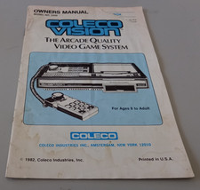 RARE ! Notice en anglais pour Console Colecovision (n°1152S)