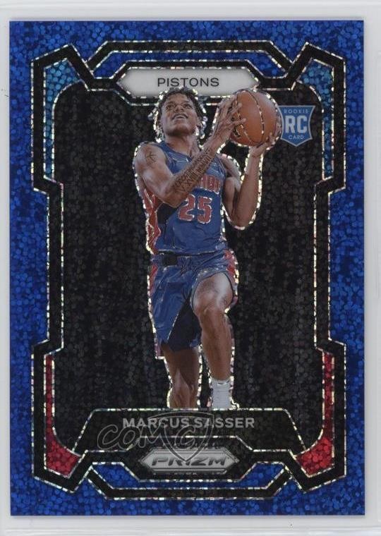 2023-24 Panini Prizm Blue Sparkle Prizm 67/144 Marcus Sasser #174 1d0h