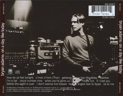 ON A DAY LIKE TODAY [BONUS TRACK] NEW CD
