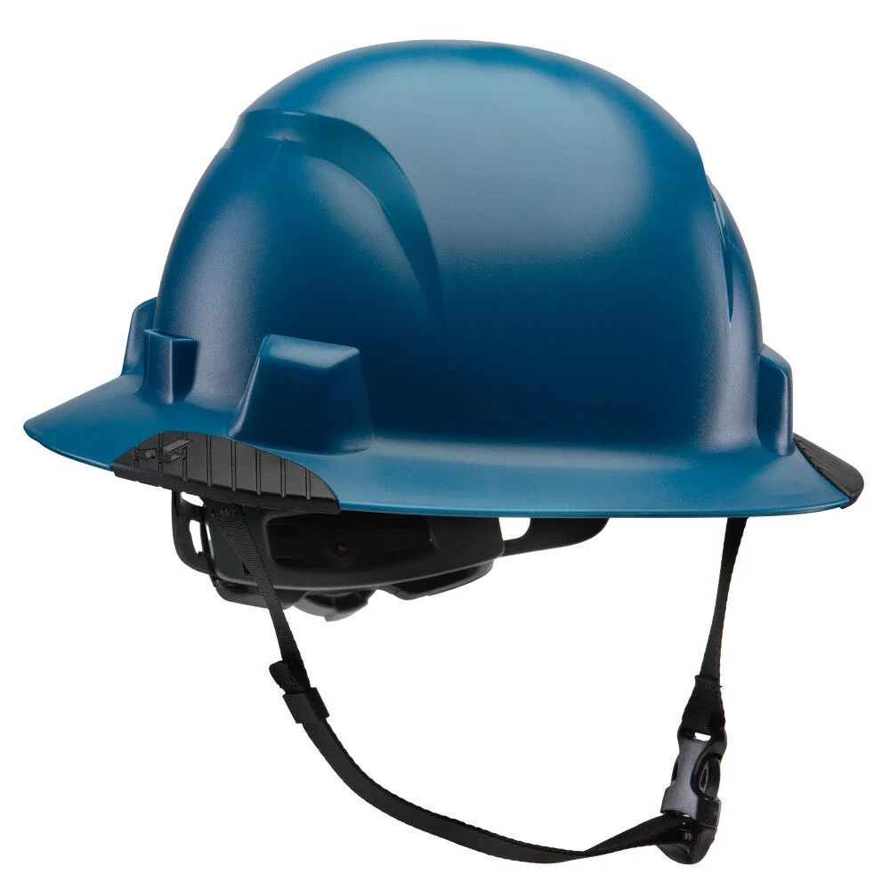 Lift Safety Idax Full Brim - Non-Vented Hard Hat, Blue