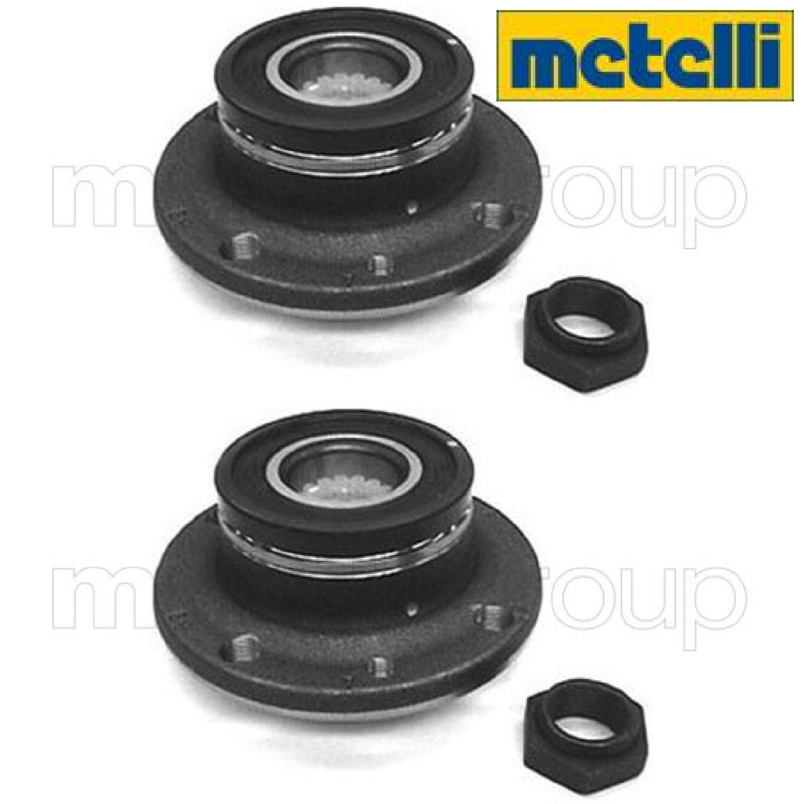 2x Radlagersatz metelli 19-2536 2 Radlager Satz links rechts Hinterachse