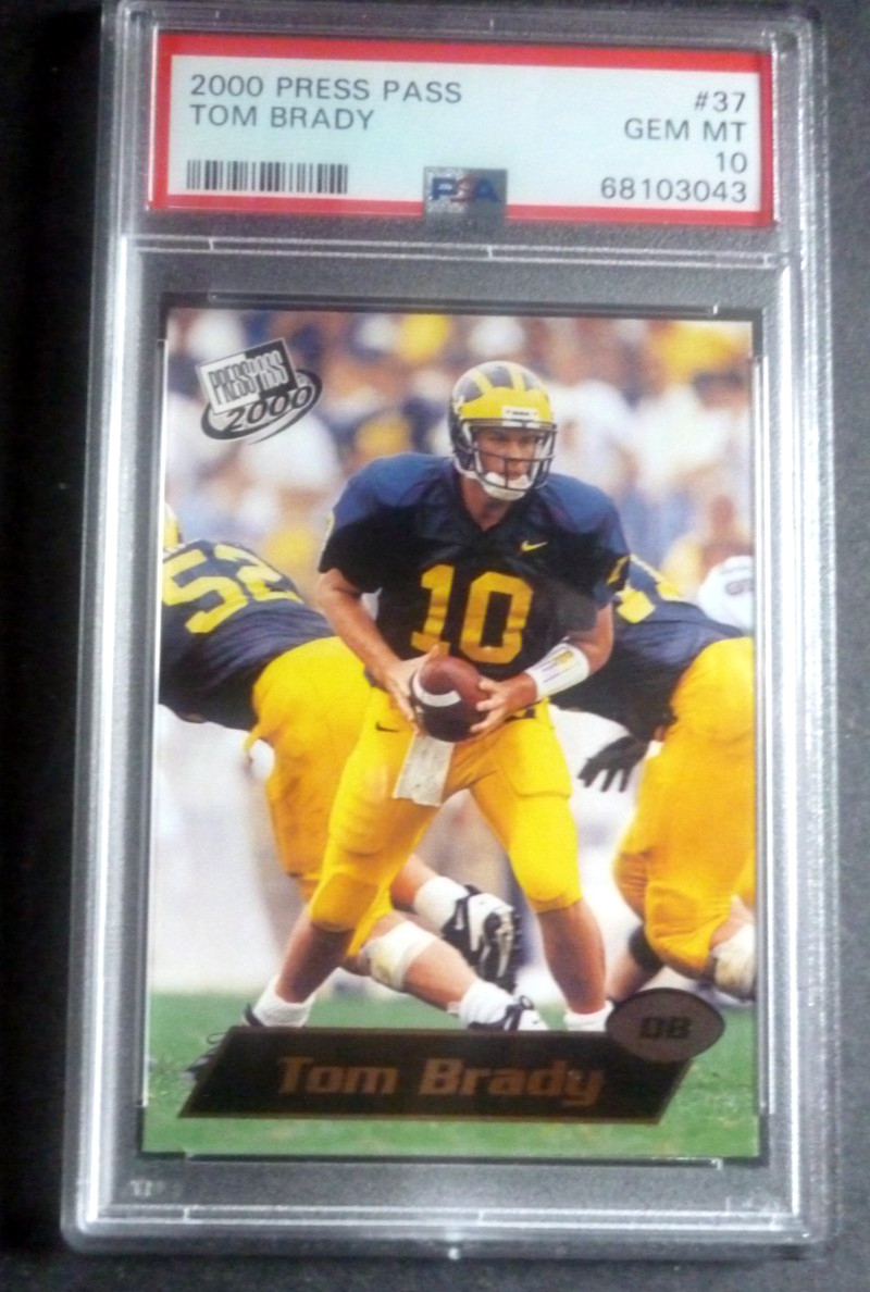 Tom Brady Press Pass #37 Base