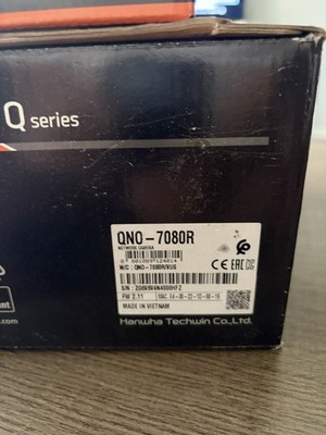 Hanwha QNO-7080R 4MP HD Wisenet IP IR Weatherproof Bullet CCTV Cameras.