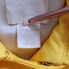 NWOT-J.CREW Bright Yellow Trudy Double Breasted Peacoat Blazer Coat Size 4 — photo 4