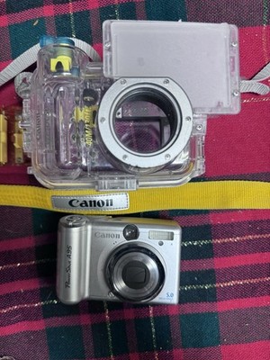 Canon WP-DC50 Waterproof Underwater Camera Housing Case +  A95 Camera &8 gig mem