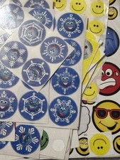 Smiley Face Stickers Teacher Rewards Party Favors 655 Mixed Lot Yellow Fun