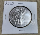 2015 DATED .999 FINE SILVER EAGLE WALKING LIBERTY DOLLAR BULLION ROUND COIN BU