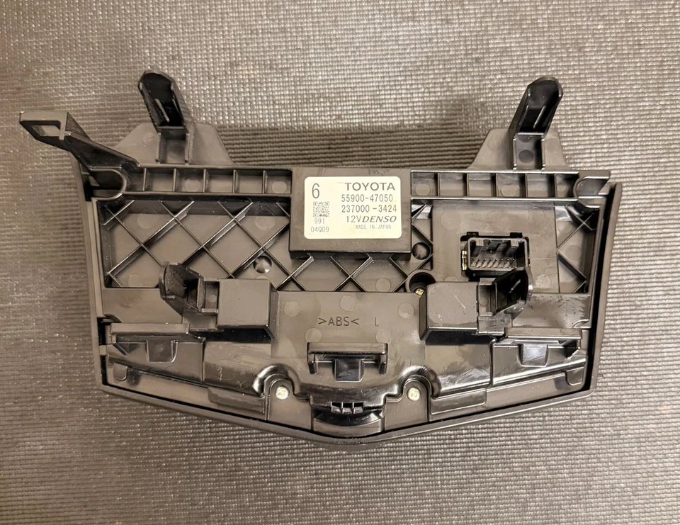Toyota Prius 2012 controles de calefacción de aire acondicionado 5590-47050 237000-3424 OEM Foto 3 de 4