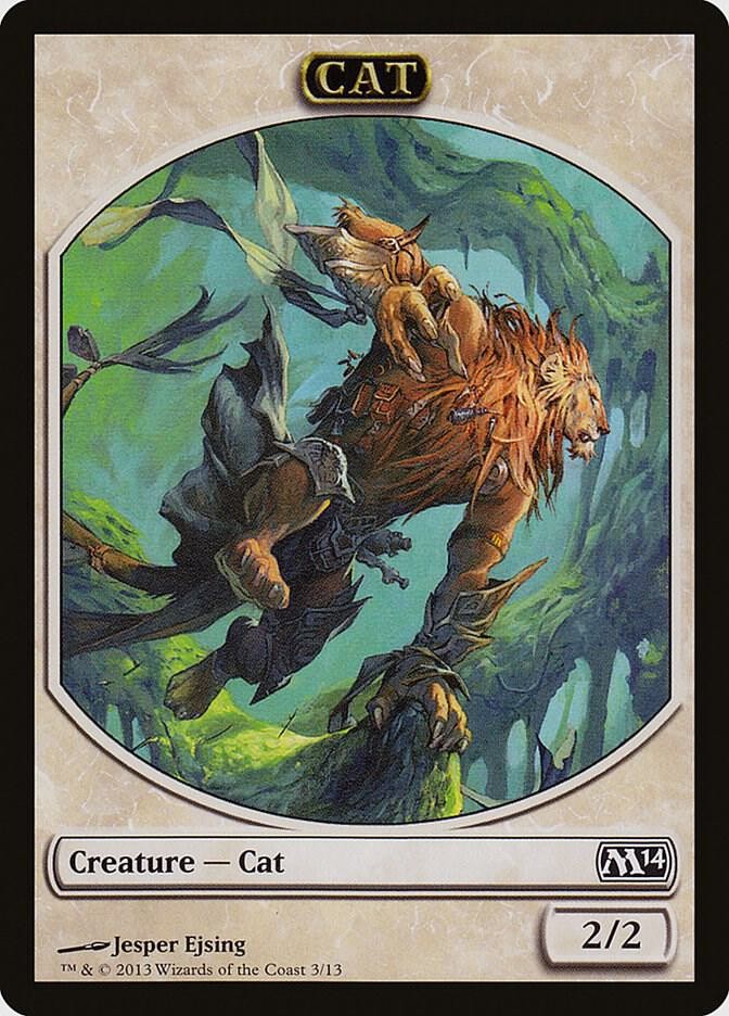 Cat Token T Magic 2014 (M14) 3 NM