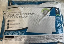 Purelux gel memory foam adjustable comfort cooling pillow 2 pack Queen
