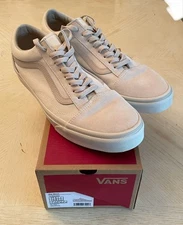 Vans Old Skool Shoe (Men's US 11.5 / EU 45, Marshmallow / Beige) NO INSOLES