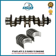 Per Daily 2.3 Motore Diesel F1AFL411B EURO5 Nitrato Albero + Cuscinetti Set