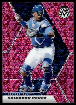 2021 Panini Mosaic Quick Pitch Pink Salvador Perez 09/20 Kansas City Royals #137