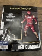 Marvel Studios Thunderbolts Red Guardian Adult Costume XL Bodysuit And Mask