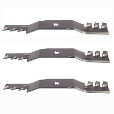 set of 3 Mower mulching Predator blades to fit 50" Fits Cub Cadet 742-04056