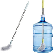 2 Pack 28" Long Bottle Brush, 3  5 Gallon Bottle Cleaner Brush, Nylon Bristles