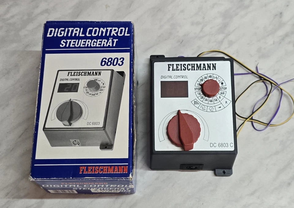 Fleischmann 6803 C Digital Control Steuergerät gebraucht m.OVP 