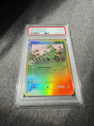 POKEMON EX Ruby & Sapphire Sceptile 11/109 Reverse Holo PSA 8 (2003)