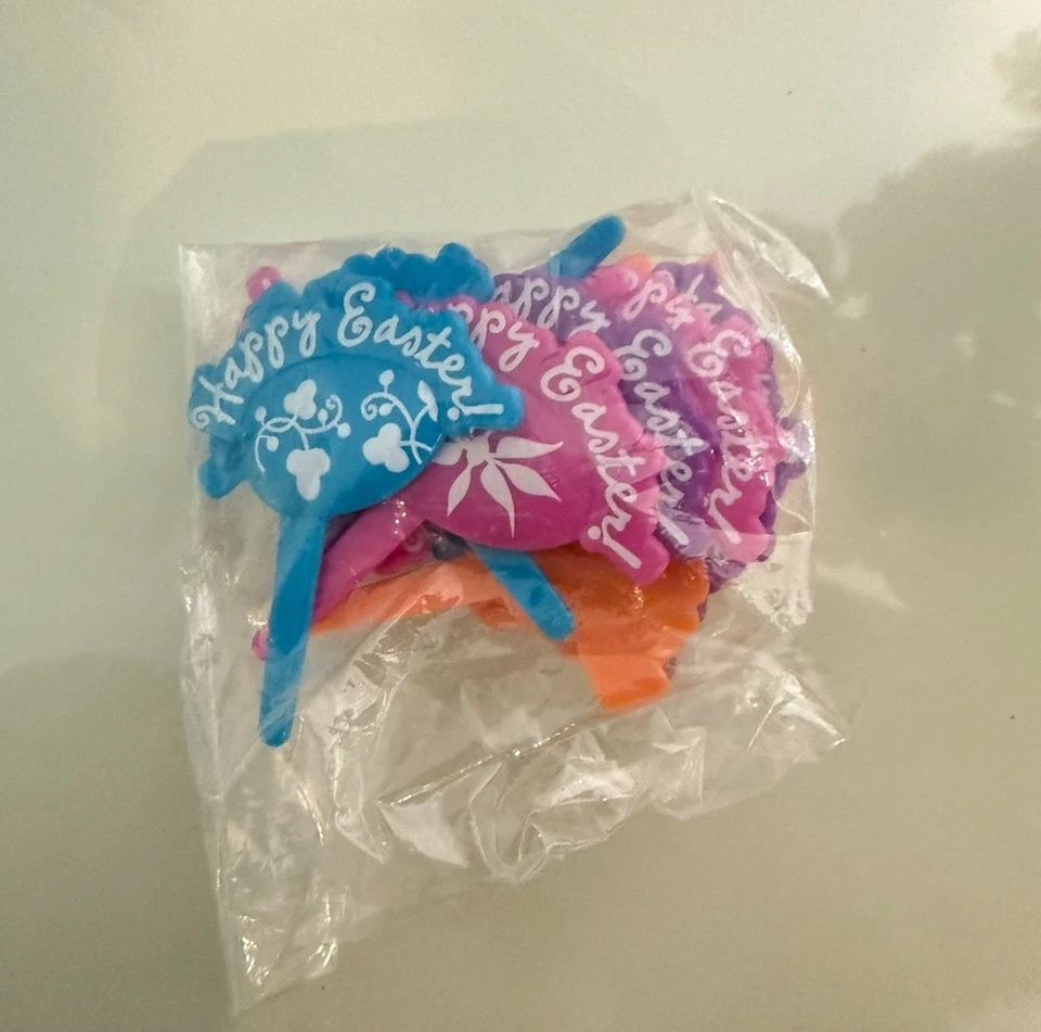 Cupcake o pastel de plástico de Pascua selecciones 12/paquete ~ plástico Foto 4 de 4