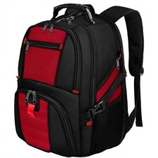 17 Inch Extra Large Laptop Backpack Water Resistant Travel Bag, Black