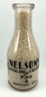 Vintage Nelsons Cloverland Creamery Quart Glass Bottle