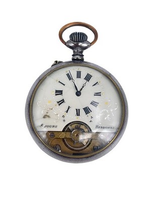 Taschenuhr Hebdomas 8 Tage 49mm