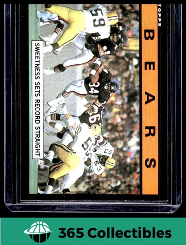 1985 Topps NFL Walter Payton Team Leaders #22 Football Bears