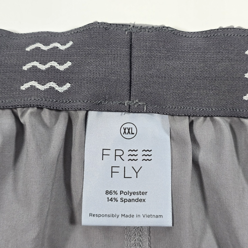 FREE FLY BREEZE SHORTS MENS XXL SLATE GRAY LIGHTWEIGHT STRETCH 8" INSEAM UPF 50+ - Picture 7 of 10