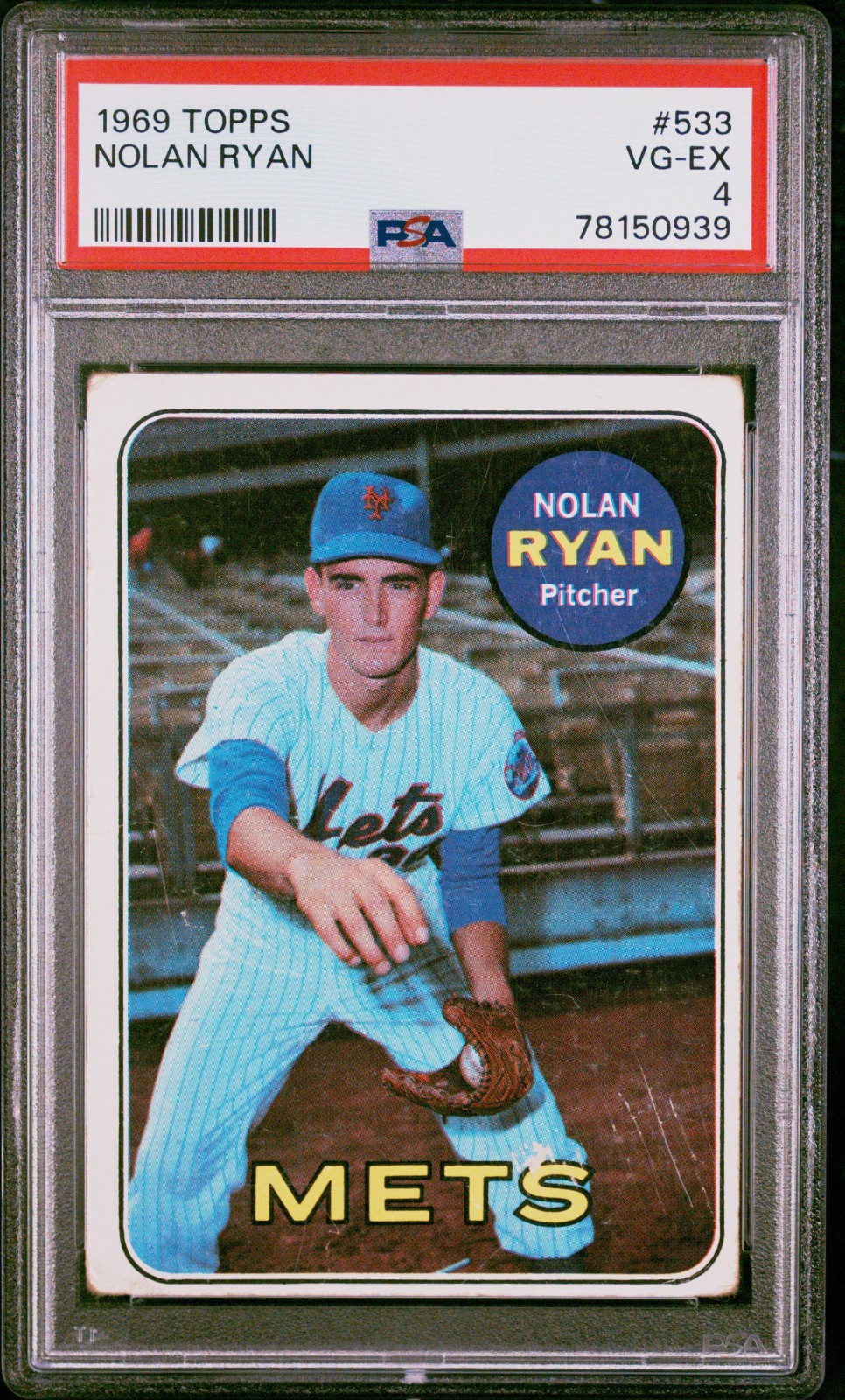 1969 Topps Nolan Ryan #533 PSA 4 VG-EX New York Mets HOF Vintage Strikeout King