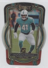 2022 Panini Select Club Level Black & Red Prizm Die-Cut Channing Tindall 0y4s