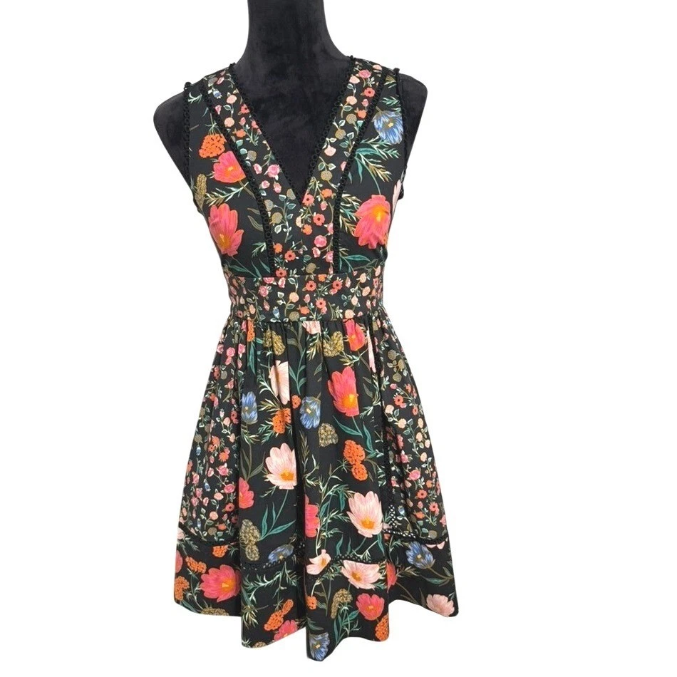 kate spade blossom fit and flare dress Kate Spade Blossom Mikado Mini Dress