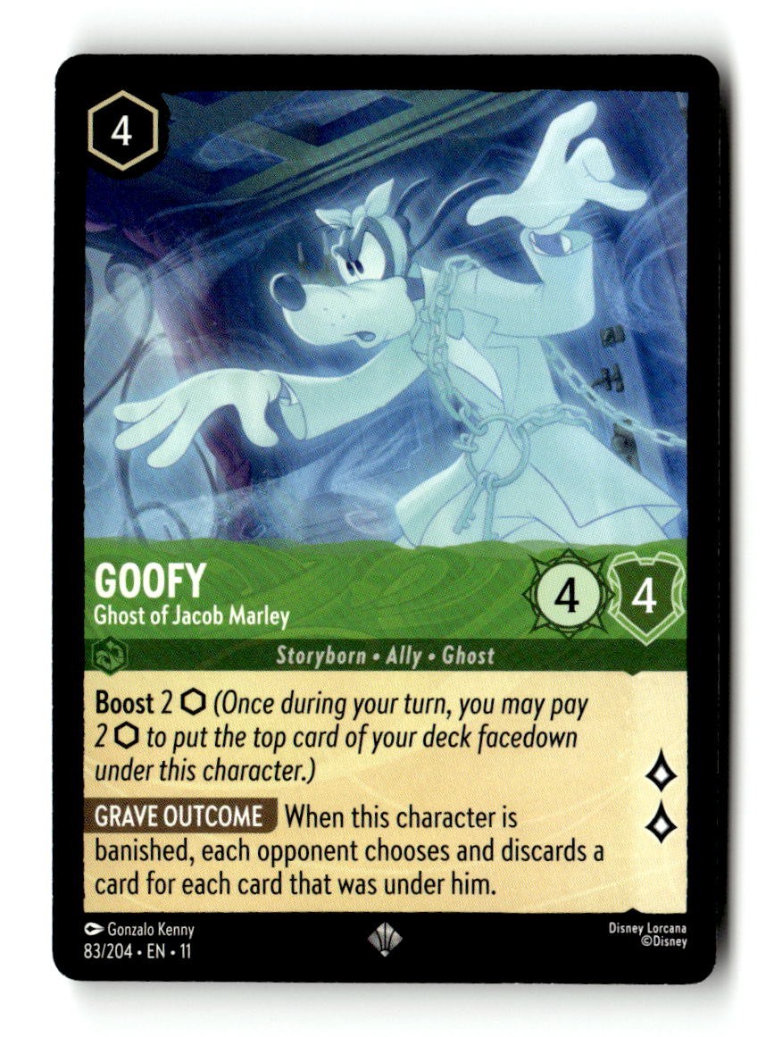 Goofy - Ghost of Jacob Marley Winterspell 83/204 NM