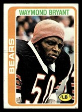 1978 Topps #359 Waymond Bryant - Chicago Bears (Low Grade)