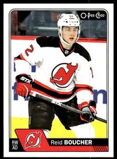 2016-17 O-Pee-Chee #493 Reid Boucher New Jersey Devils Hockey Card