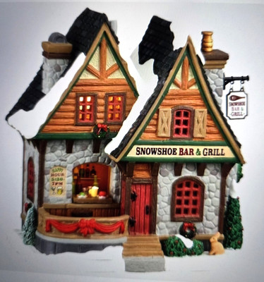 Lemax 05624 Snowshoe Bar & Grill Vail Village Winterdorf NEU OVP