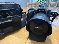 Nikon D90 Digital SLR Camera 12.3MP Black Body With Carry Case-Charger-Battery