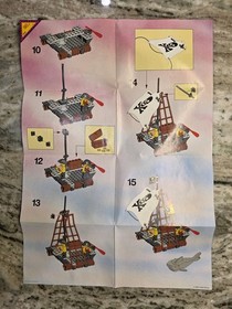 LEGO (6261) Pirates System: Raft Raiders 100% w/ Box Instruction Mini Figures