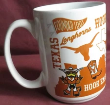 NEW, TEXAS LONGHORNS NCAA SPORTS,  15 oz. Coffee Mug Cup, from Logo Brands