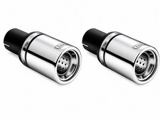 Endrohre FORD Kuga 1 + 2 Duplex Auspuffblende Edelstahl 80mm TDCi EcoBoost