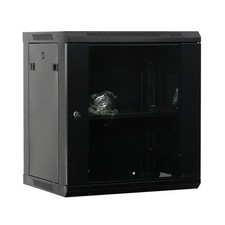 12U Network Data Cabinet - Wall Mountable Server Rack Flat Packed - UK STOCK