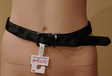 NWT Cat And Jack Kids Camouflage Black Stretch Reversible Belt Size: XL