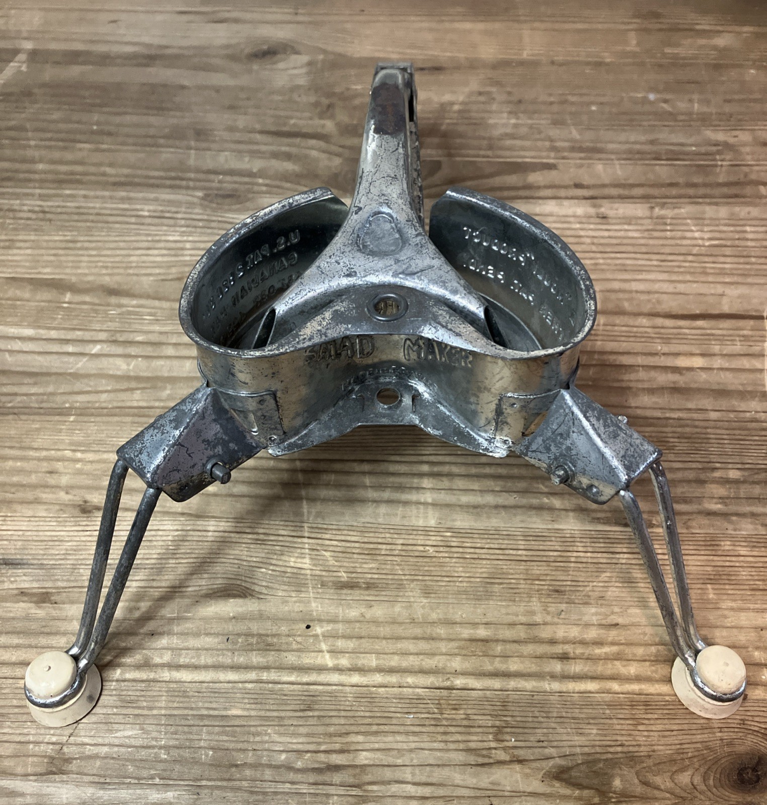 Vintage Mouli Salad Maker Metal Made In France Farmhouse Kitchen Decor Tools