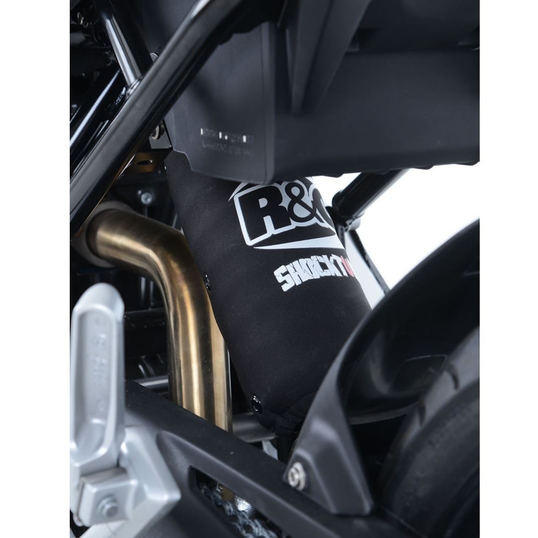 R&G ShockTube Black (8"" x 11.5"") BMW R1200GS Adventure 2013 - 2018